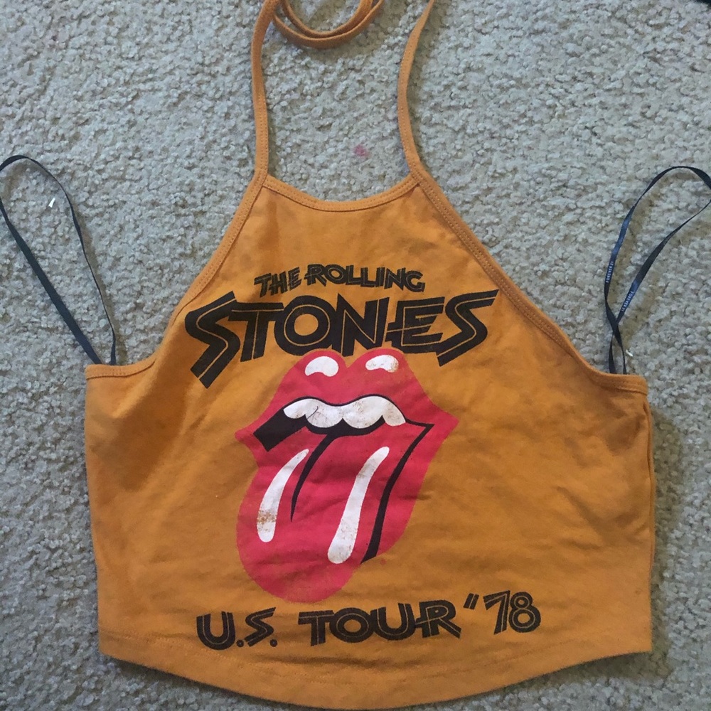 Forever 21 Rolling Stones Halter Top
